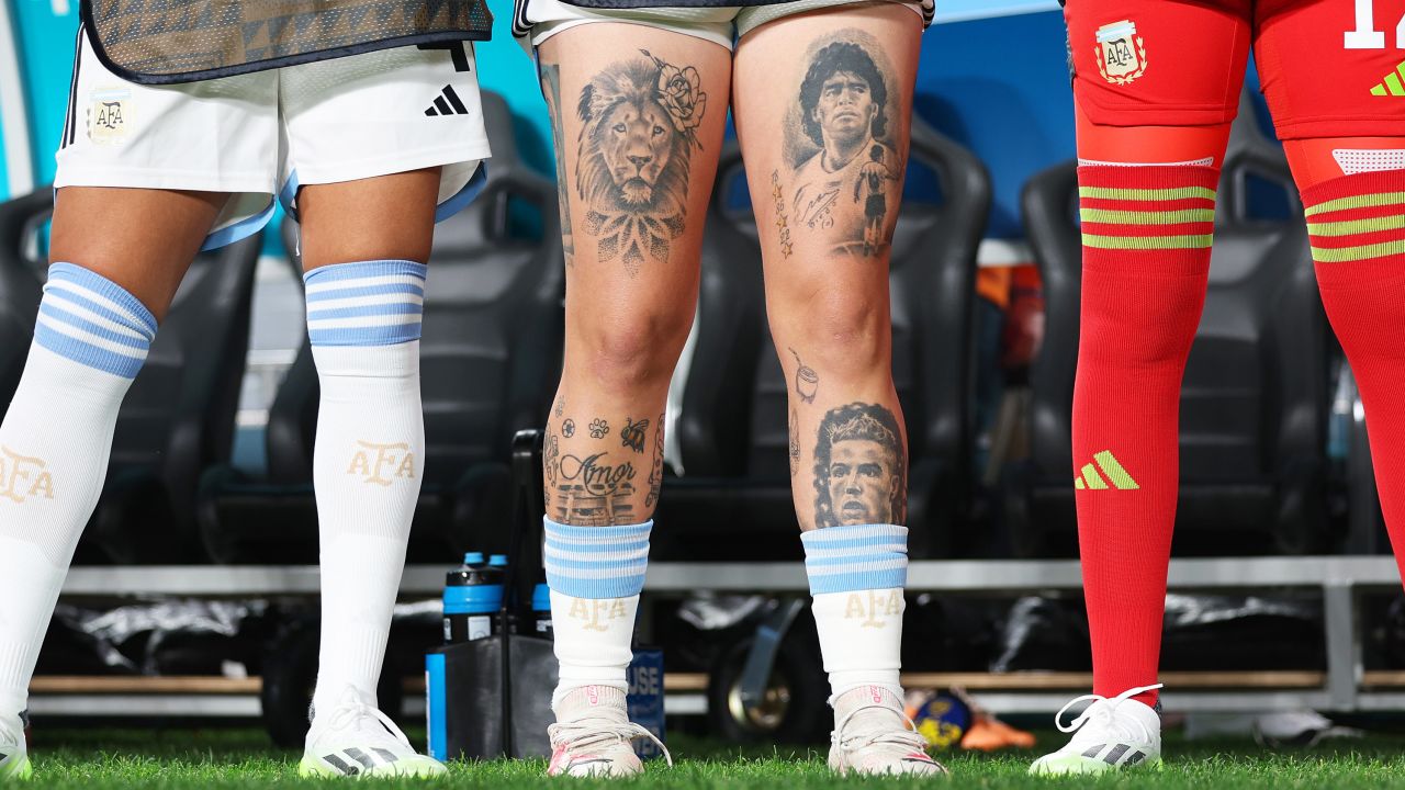 Yamila Rodriguez's Dedication to Ronaldo Showcased through Body Art